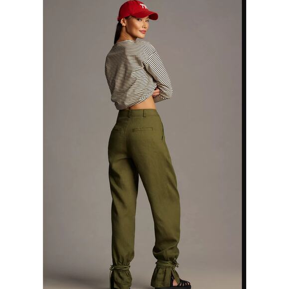 Anthropologie Ankle-Tie Pants - New Size 4 - Picture 3 of 5